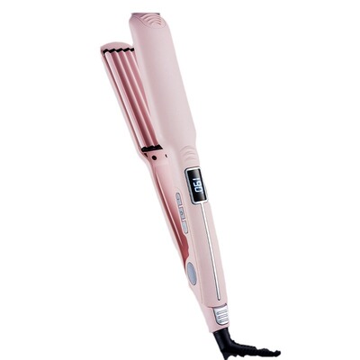 新款蓬松夹板垫发根 PSE认证数码液晶器玉米烫直板夹接受定制