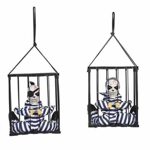 HalloweenCourtyardCageGhost