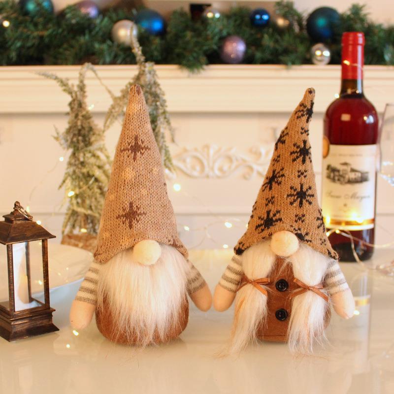 Christmas decoration figurine knitted hat圣诞节装饰品帽子