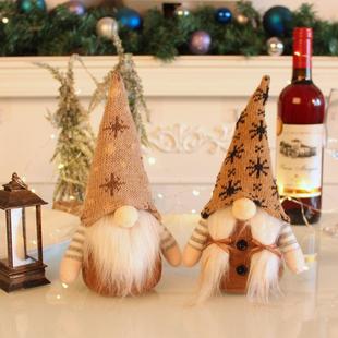 hat圣诞节装 Christmas knitted figurine 饰品帽子 decoration