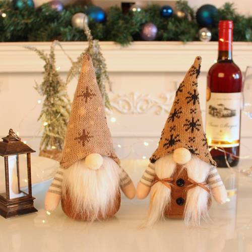 Christmas decoration figurine knitted hat圣诞节装饰品帽子