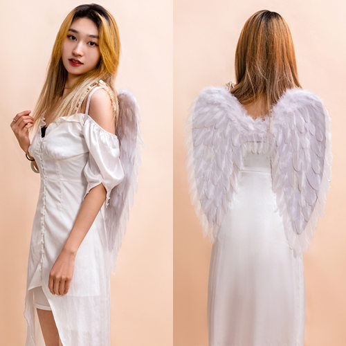 HalloweenWhiteFeatherAngel