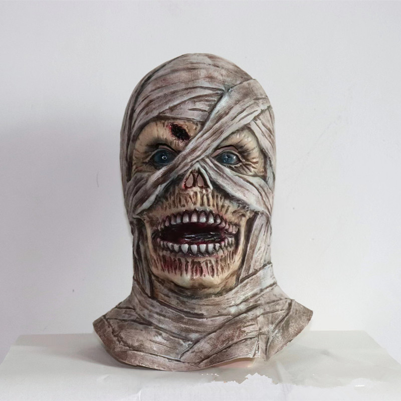 Halloween Latex Mummy Head Mask 万圣节乳胶木乃伊面具