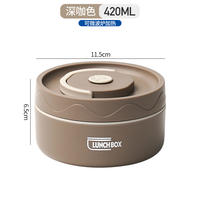 Stainless steel insulated lunch box, bento lunch box thumbnail 2