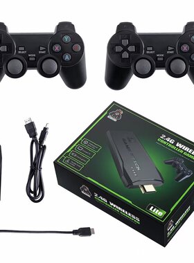 M8 TV Game Console 家用4K高清无线手柄PS1复古街机怀旧经典游戏