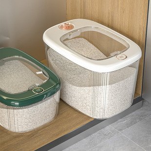 米桶家用防虫防潮密封大米收纳盒食品级面粉储存罐容器米箱米缸 装