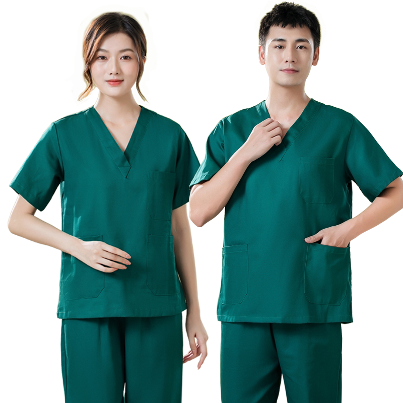 洗手衣医生手术室纯棉隔离服工服
