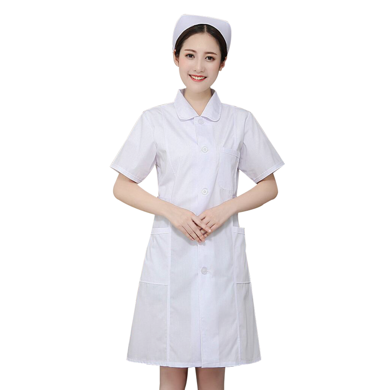 护士裤白色冬季夏季厚款松紧腰女加大码医师白大褂护士服工作裤子
