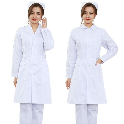 护士服长袖冬季女圆领立领工作服