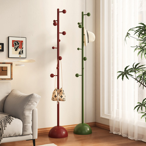 落地网红泡泡衣架挂衣架卧室客厅玄关金属家用立式衣服挂架衣帽架