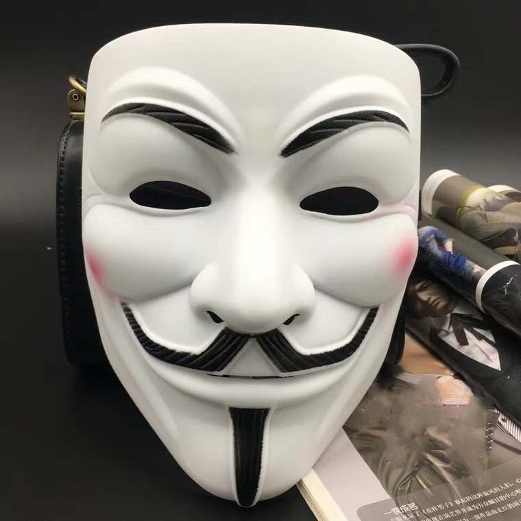 黑客面具假脸神秘cos头套