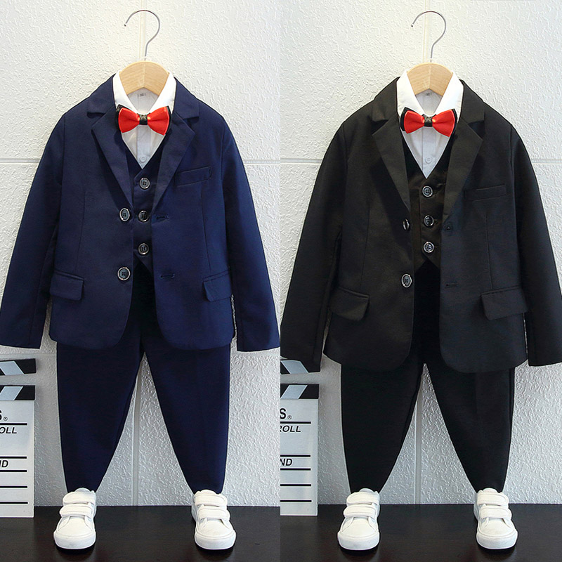 衣上库花童礼服男童西服外套