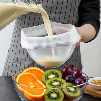 5pcsFood filter net filter bag Filter food residues reusable