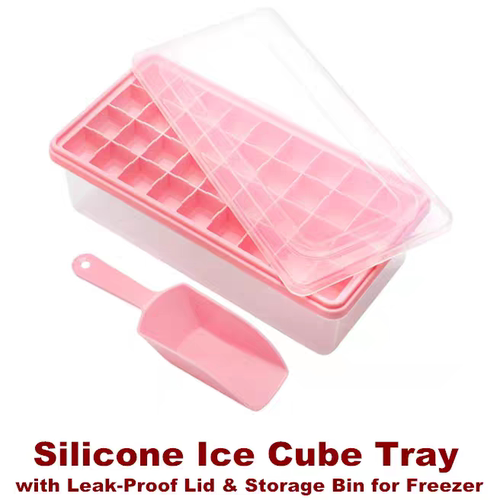 Silicone Ice Cube Tray Nugget Ice Molds Tray Maker for Drink