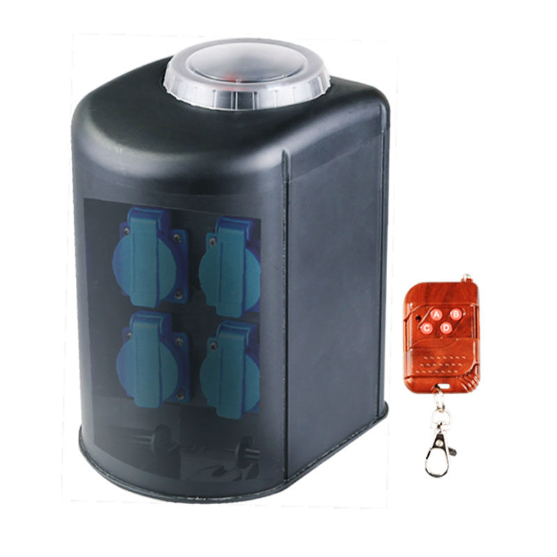 森森格池户外接线盒插座插板密封防水插孔安全防漏电池塘配电系统