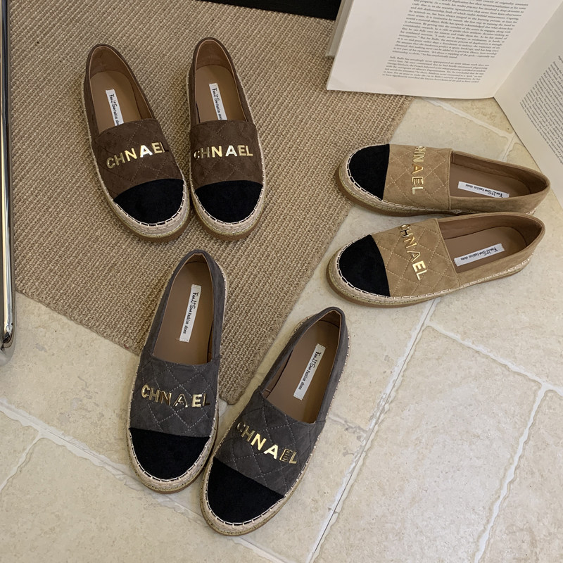 厚底渔夫鞋女2026春夏新款草编懒人一脚蹬乐福鞋小香风平底单鞋女,女鞋,渔夫鞋,淘宝优惠券,粉丝福利购,淘宝优惠卷