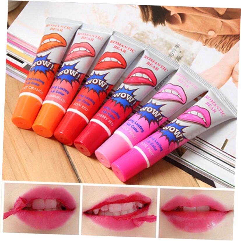 Lipstick Waterproof Long Lasting Lip Gloss保湿滋润撕拉
