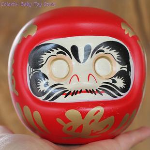 4 Inch Japanese Ceramic Daruma Doll Lucky Cat Fortune Orname