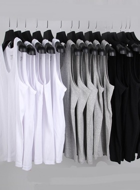 thewangs studioMen's cotton vests sleeveless tight base T s