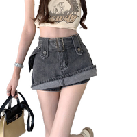 牛仔半身裙女夏季大碼顯瘦短裙子