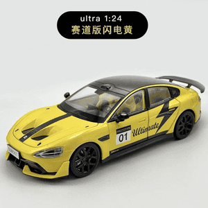 挖空车模1：32仿真锌合金汽车四门两盖开合赛道版手模型玩具