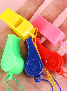Plastic Whistle Sports Goods Kindergarten Prize Colorful Whi