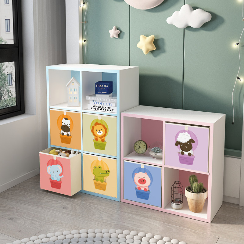 布艺收纳箱定制学生宿舍衣物书本储物箱宝宝玩具折叠储物筐