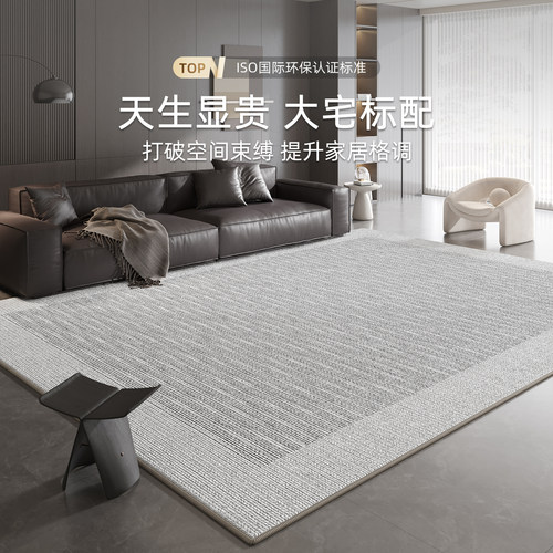 地毯客厅2025新款轻奢高级免洗可擦卧室地垫现代简约沙发家用防水