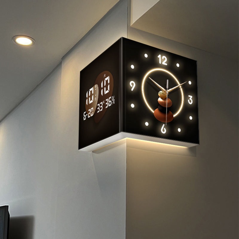 客厅数显电子屏转角时钟