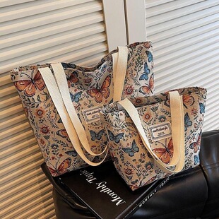 手提袋教师上课旅行单肩包热销榜可以装饭盒的通勤包超好看帆布包