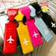 Travel Leather Accessories Tag Creative Luggage cover Sui
