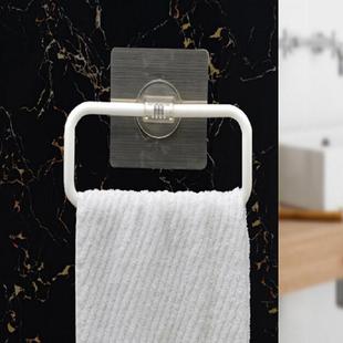 Vacuum Suction Cup Bathroom Towel Holder Storage Rack Shelf