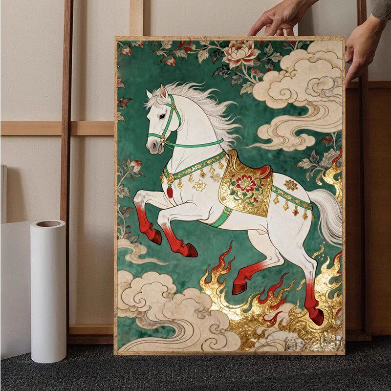 2026新款十字绣线绣小件马到成功好寓意手工diy自制刺绣钻石贴画,居家布艺,十字绣套件,淘宝优惠券,粉丝福利购,淘宝优惠卷