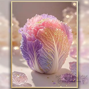 百财纳福十字绣满绣2025新款 刺绣卧室钻石画满钻手工小件DIY 中式