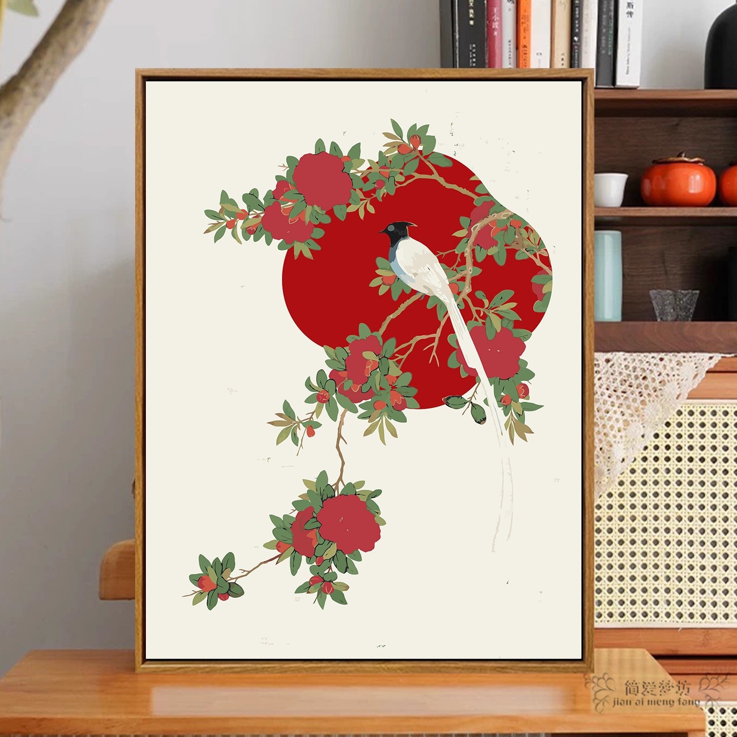 2026新款十字绣套件新中式花鸟图小幅初学者diy自制刺绣钻石贴画