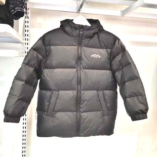 2025冬季新款七波辉童装男童短款羽绒服儿童轻薄款白鸭绒上衣外套