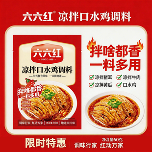 六六红正宗口水鸡秘制调料家用懒人调味包