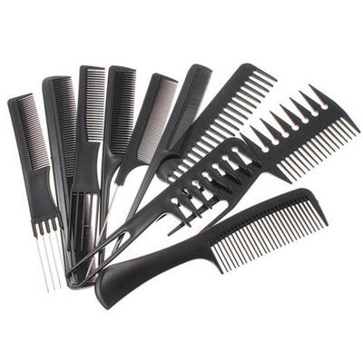 Beauty tools hair comb 10 sets Foreign trade Combs Makeup co