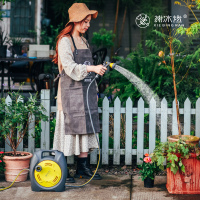 谢冰燃浇花神器浇水喷头水枪家用洒水花园浇菜洒水喷枪水管收纳车