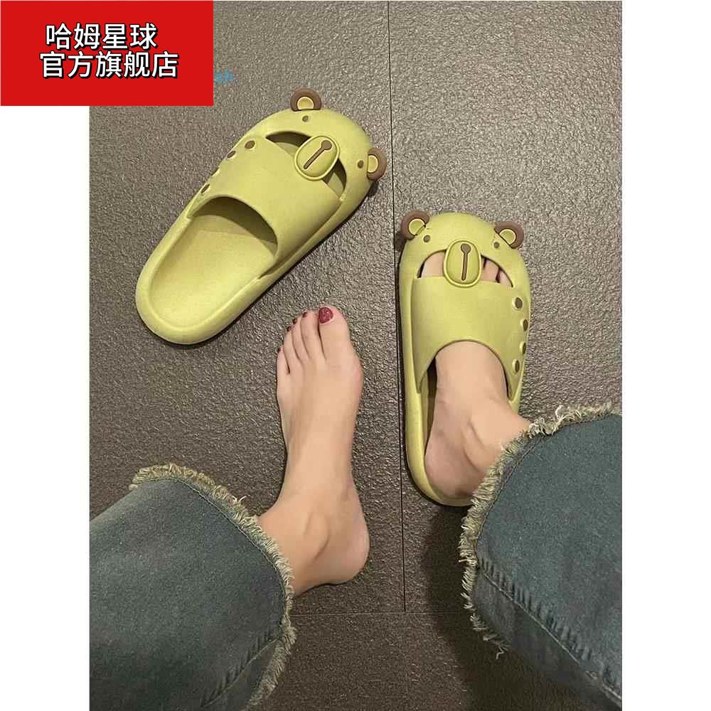 夏季新款包头拖鞋女可爱软底外穿室内居家学生凉拖防滑洞洞鞋家居