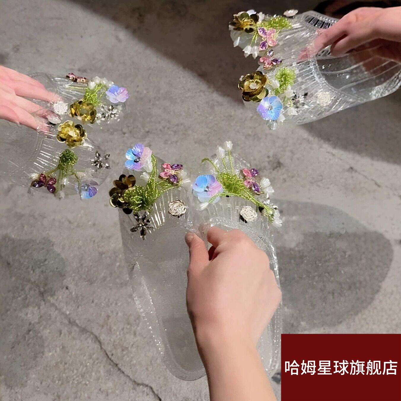 【公主的水晶鞋】闺蜜同款水晶拖鞋防滑防臭果冻鞋旅游沙滩鞋凉拖