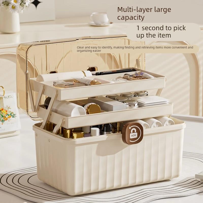 药箱多层家用医药箱大容量药品收纳箱大号药物分类家庭药盒整理箱