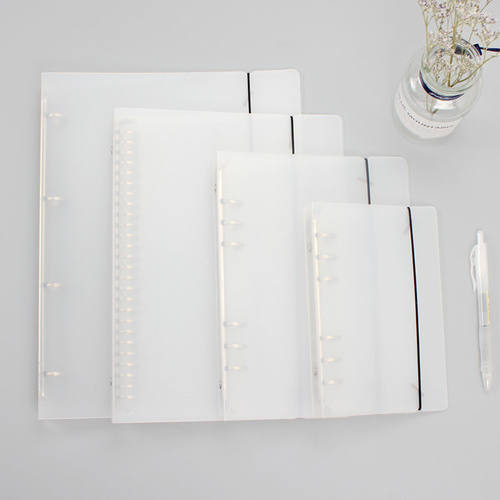 优曦pp加厚替芯活页本外壳可拆卸