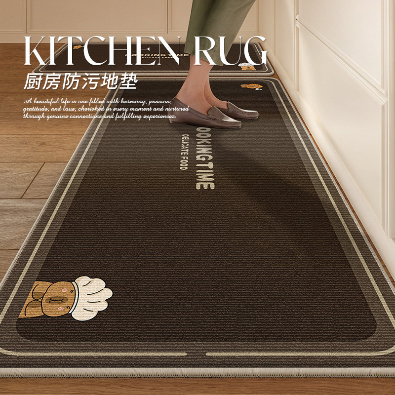 厨房地垫防滑专用防油防水可擦免洗2025新款用门口耐脏脚垫地毯,居家布艺,厨房地垫,淘宝优惠券,粉丝福利购,淘宝优惠卷