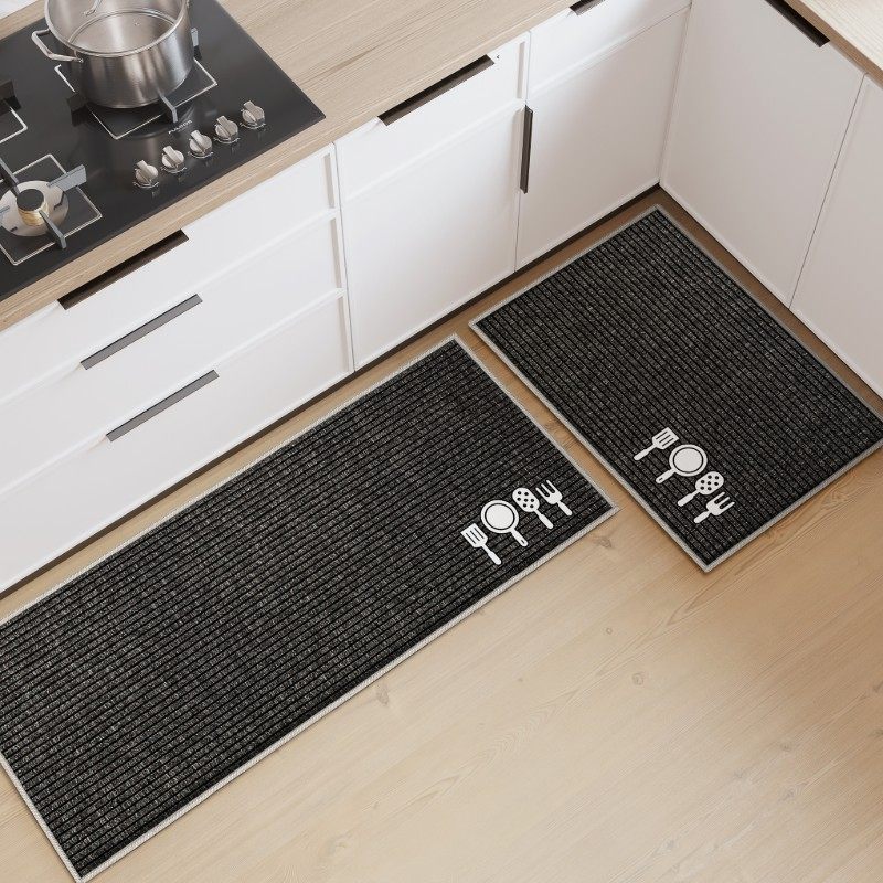 厨房专用地垫子防滑防油可擦免洗2024新款加厚耐脏免打理地毯用,居家布艺,厨房地垫,淘宝优惠券,粉丝福利购,淘宝优惠卷