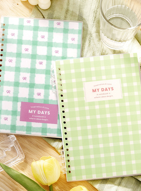 NOTE FOR 不硌手A5PP活页本横线笔记本子a5活页可拆卸笔记本初中生高中生专用学生考研线圈错题本纸活页替芯