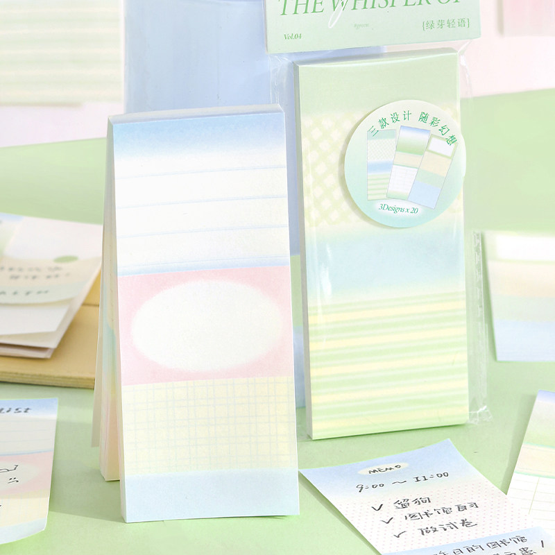 NOTE FOR 长条便签套装《随彩幻想》韩系清新多功能简约基础底纹边框百搭手帐素材纸备忘记事留言,文具电教/文化用品/商务用品,便签本/便条纸/N次贴,淘宝优惠券,粉丝福利购,淘宝优惠卷