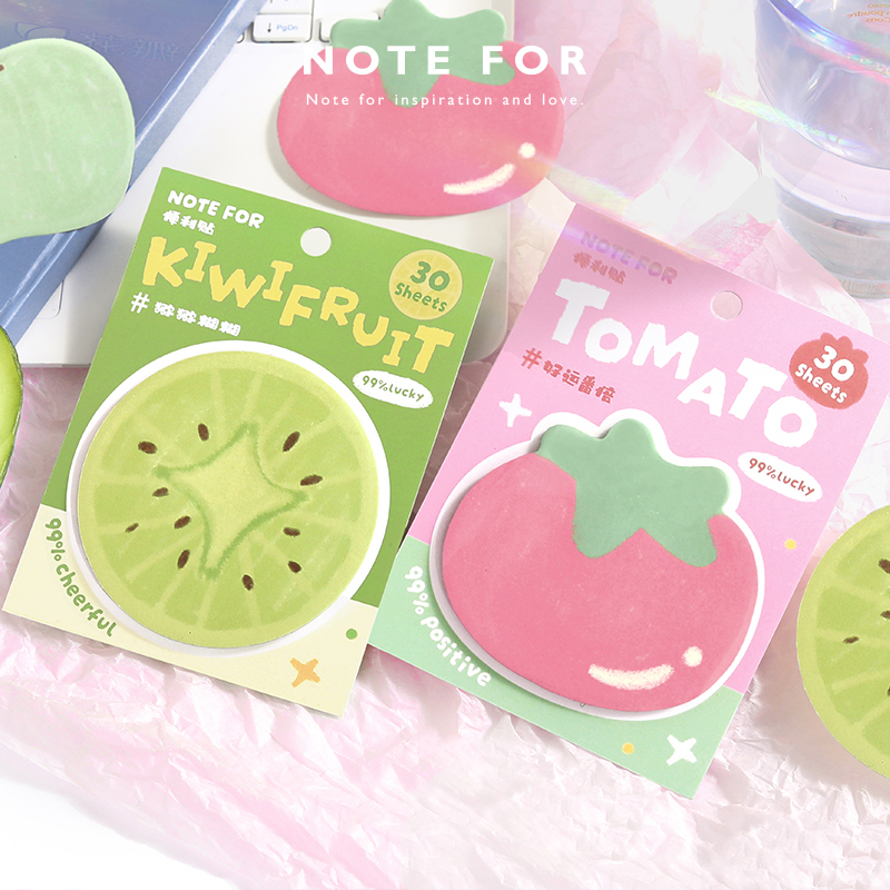 NOTE FOR 异形便利贴《梦境胶囊》清新盐系插画图案苹果装饰拼贴留言备忘清单待办记录索引贴手帐装饰素材贴