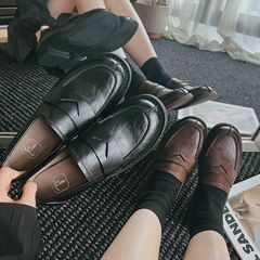 【花花推荐】TS复古单鞋2025新款时尚百搭商务风乐福鞋MTB47411-X