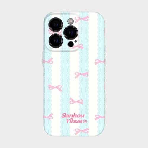 粉蓝心事 适用iphone17air新款苹果16promax手机壳超好看独特15plus少女心14小众仙女可爱13韩系ins小清新
